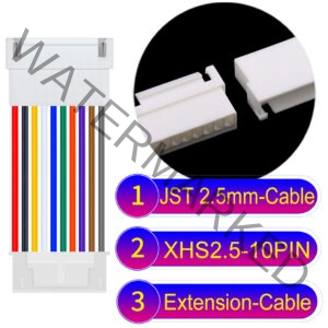 JST XHS2.5 with Belt Lock 10Pin Male Female Extension Cable