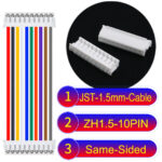 JST ZH1.5 10Pin Same-Side-Head Cable