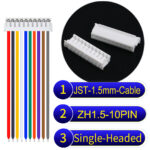 JST ZH1.5 10Pin Single-Headed Cable