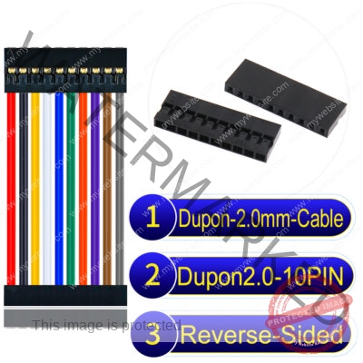 Dupont 2.0mm 10Pin Reverse-Side-Head Cable