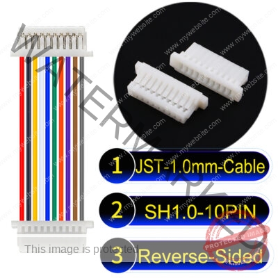 JST SH1.0 10Pin Reverse-Side-Head Cable