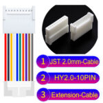 JST HY2.0mm 10-Pin Extension Cable 22AWG PVC Cable