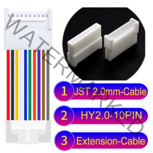 JST HY2.0mm 10-Pin Extension Cable 22AWG PVC Cable