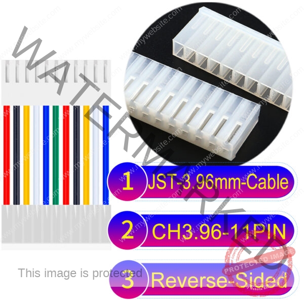 Molex KK3.96 11-Pin Reverse-Side-Head 3.96mm PVC Cable