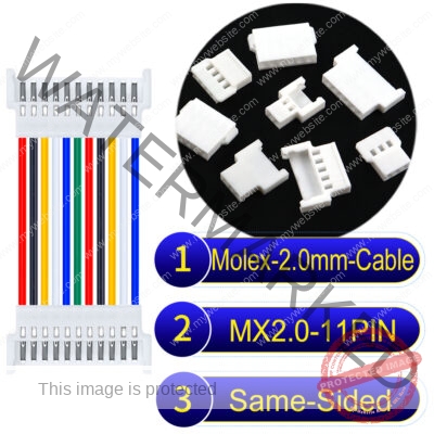 Molex MX2.0mm 11-Pin Female Same-Side-Head Cable