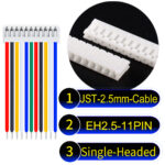 JST EH2.5 11-Pin Single-Headed 2.5mm PVC Cable