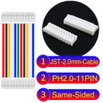 JST 2.0mm PH2.0 11Pin Same-Side-Head Cable