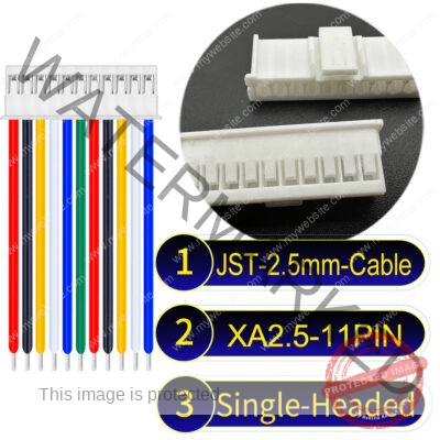 JST 2.5mm XA 11Pin Single-Headed Cable