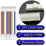 JST 2.5mm XA 11Pin Reverse-Side-Head Cable