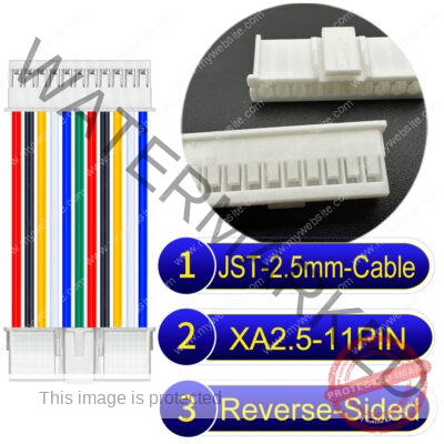 JST 2.5mm XA 11Pin Reverse-Side-Head Cable