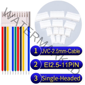 JVC 2.5mm 11-Pin Single-Headed 22AWG PVC Cable