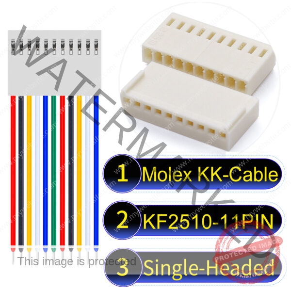 Molex KK-Cable KF2510 11-Pin Single-Headed PVC Cable