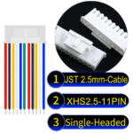 JST XHS2.5 with Belt Lock 11Pin Single-Headed Cable