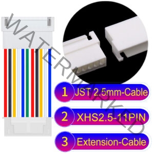 JST XHS2.5 with Belt Lock 11Pin Male Female Extension Cable