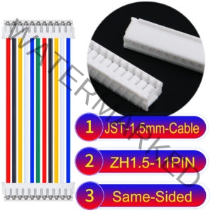 JST ZH1.5 11Pin Same-Side-Head Cable