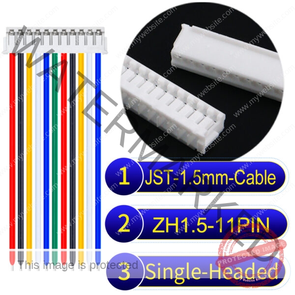 JST ZH1.5 11Pin Single-Headed Cable