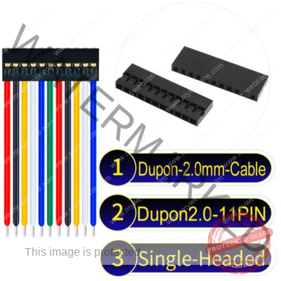 Dupont 2.0mm 11Pin Single-Headed Cable