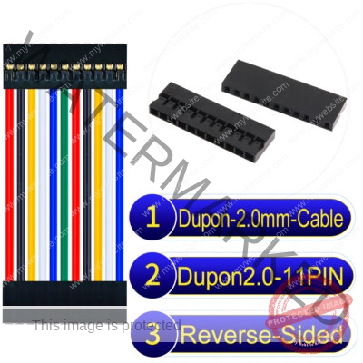 Dupont 2.0mm 11Pin Reverse-Side-Head Cable