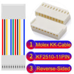 Molex KK-Cable KF2510 11-Pin Reverse-Side-Head PVC Cable