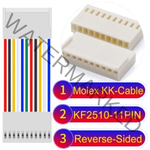 Molex KK-Cable KF2510 11-Pin Reverse-Side-Head PVC Cable