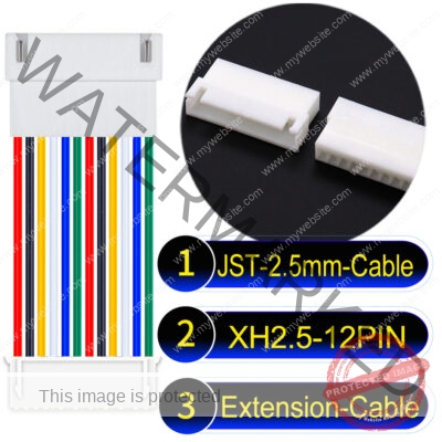 JST XH 12Pin Male Female Extension Cable