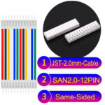 JST 2.0mm SAN2.0 12Pin Single-Headed Cable