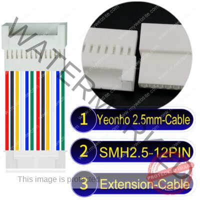 yeonho SMH250 12Pin Male Female Extension Cable