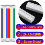 JST ZH1.5 12Pin Same-Side-Head Cable