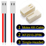 Molex KK-Cable KF2510 2-Pin Single-Headed PVC Cable