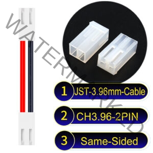 Molex KK3.96 2-Pin Same-Side-Head 3.96mm PVC Cable