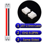 JST EH2.5 2-Pin Same-Side-Head 2.5mm PVC Cable