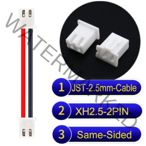 JST XH 2Pin Same-Side-Head Cable