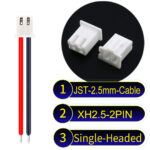 JST XH 2Pin Single-Headed Cable