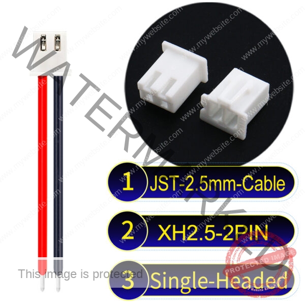 JST XH 2Pin Single-Headed Cable