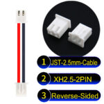 JST XH 2Pin Reverse-Side-Head Cable