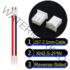 JST XH 2Pin Reverse-Side-Head Cable