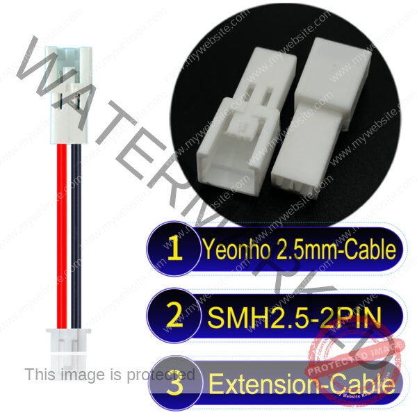 yeonho SMH250 2Pin Male Female Extension Cable