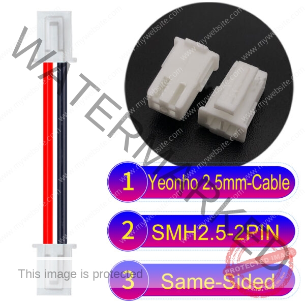 yeonho SMH250 2Pin Same-Side-Head Cable