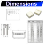 Molex KK 254 2.5mm Housing, Accurate Dimensions for Reliable Connection