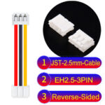 JST EH2.5 3-Pin Reverse-Side-Head 2.5mm PVC Cable