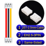 JST EH2.5 3-Pin Same-Side-Head 2.5mm PVC Cable