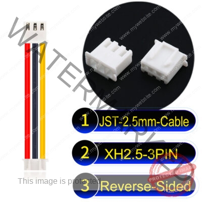 JST XH 3Pin Reverse-Side-Head Cable