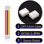 JST 2.5mm SCN2.5 3Pin Same-Side-Head Cable