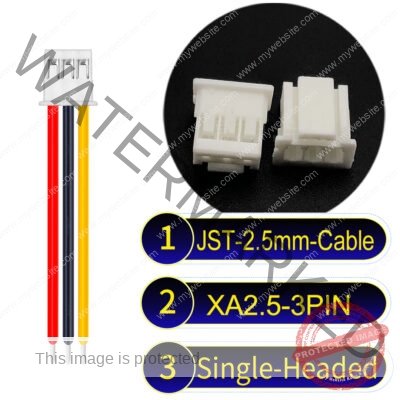 JST 2.5mm XA 3Pin Single-Headed Cable