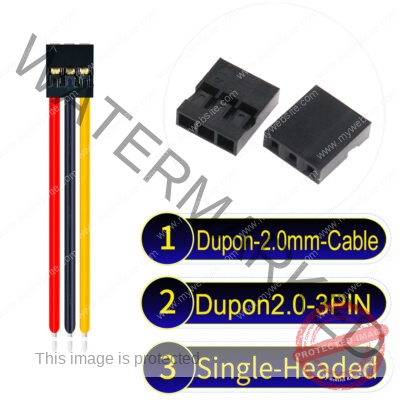 Dupont 2.0mm 3Pin Single-Headed Cable