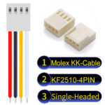 Molex KK-Cable KF2510 4-Pin Single-Headed PVC Cable