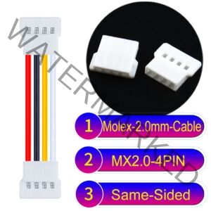 Molex MX2.0mm 4-Pin Male Same-Side-Head Cable