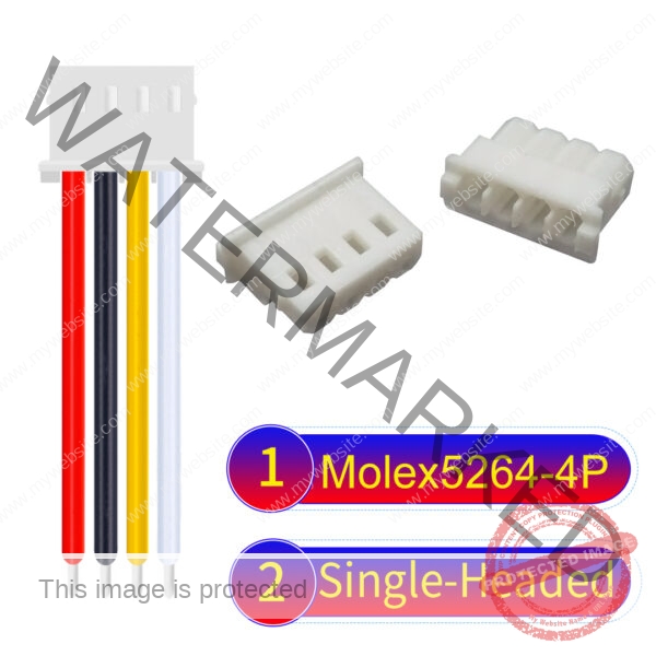 Molex KK 2.54mm MX5264 4Pin Single-Headed Cable