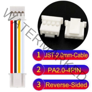 JST PA2.0 4Pin Reverse-Side-Head Cable