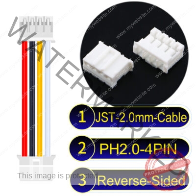 JST 2.0mm PH2.0 4Pin Reverse-Side-Head Cable